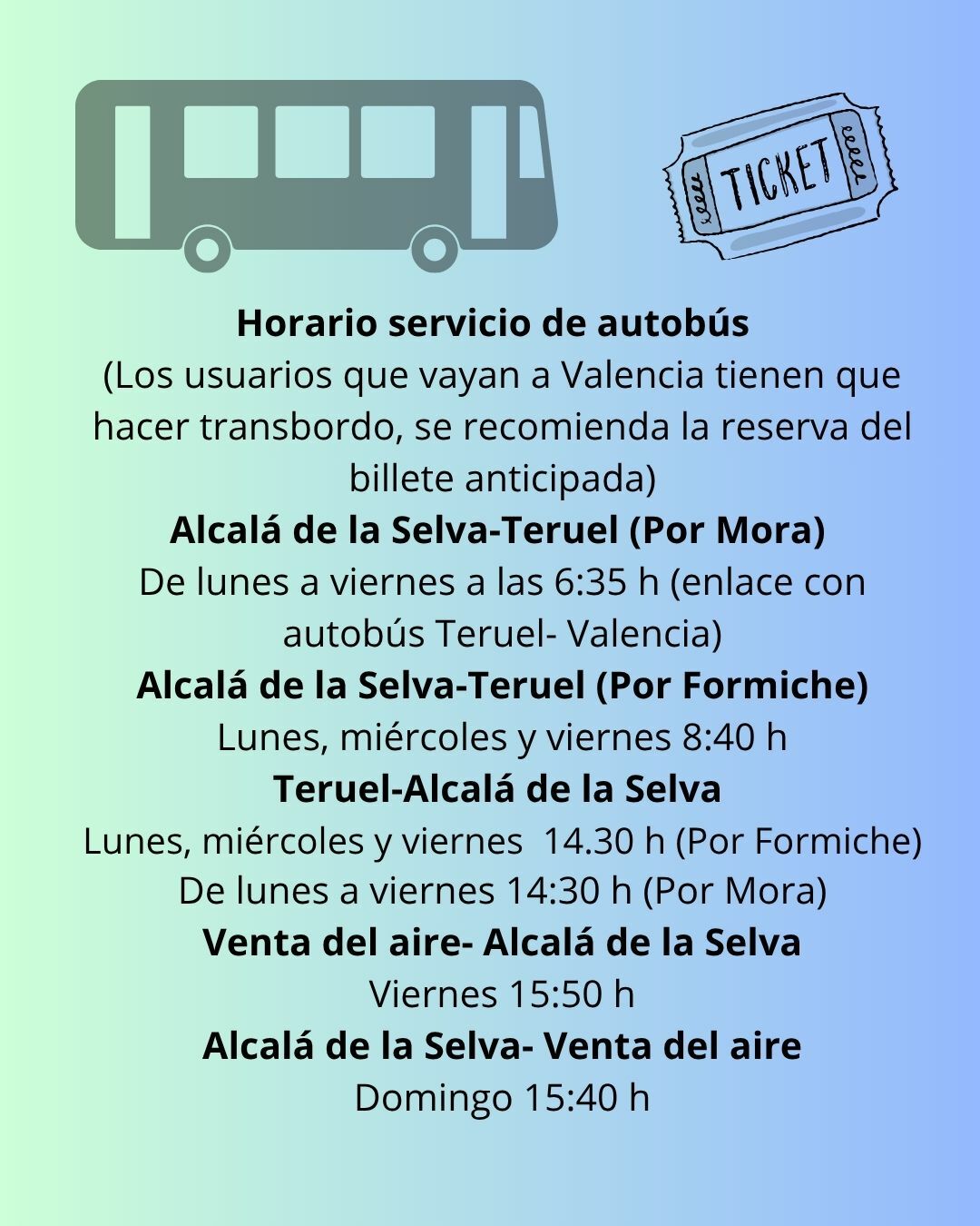 Autobuses verano modif verano 26
